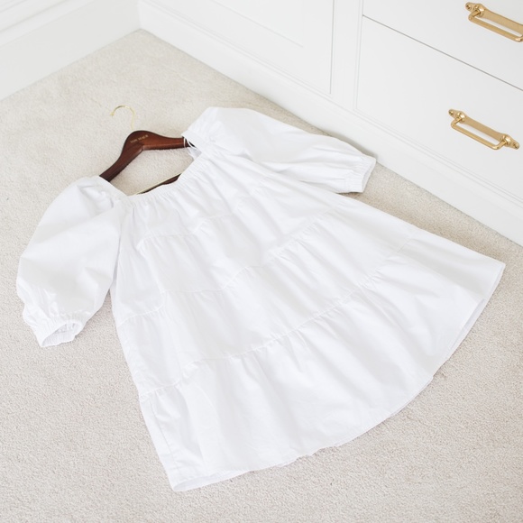Tuckernuck Pomander Place White Halile Tiered Dress Size Small NWOT - Picture 10 of 12